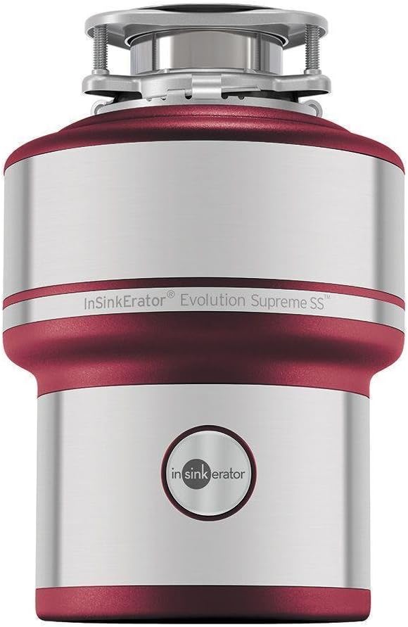 Emerson InSinkErator Supreme SS W/C Evolution 1 HP Continuous Feed Garbage Disposal