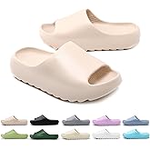 Cloud Slides for Kids,Boys Girls Shower Slippers Bathroom Pool Sandals,Toddler Home House Open Toe Comfy Thick Sole Slippers,Summer Non-Slip Beach Shoes