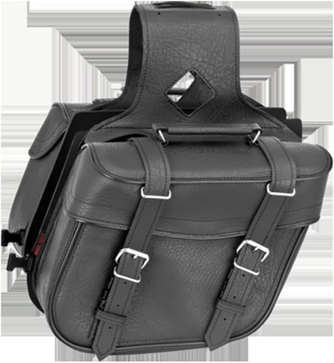 River Road Quest Series ZipOff Quick Release Saddlebags Black Classic