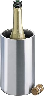 Isosteel VA-9568 Flaschenkühler aus doppelwandigem 18/8 Edelstahl mit matt gebürsteter Außenoberfläche