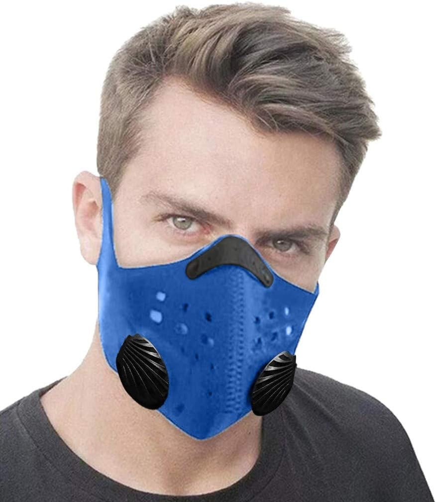 HIKISSU Dust mäsk Anti Pollution Breathing Valve Washable Safety mäsk Protection from Dust, Pollen, Pet Dander, Other Airborne Irritants