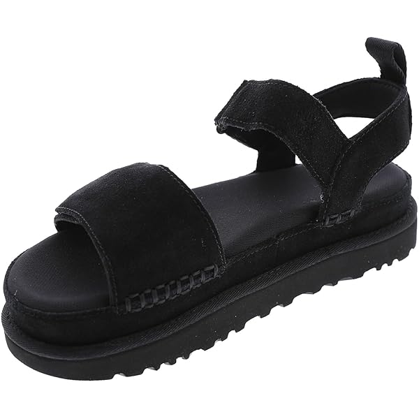 Amazon.com | UGG Women's Zayne Ankle Strap Sandal, Black, 11