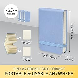 NeatVilla Tiny Notebook 3x4 Small Notepad Pocket