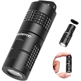 Guardtier G71 Rechargeable Mini EDC Keychain Flashlight 115 LM Black | 115 Lumen 30m Throw, Magnetic Base Hands-Free, Ultra Compact Pocket Lights for Bags Keyring Emergencies Everyday Carry