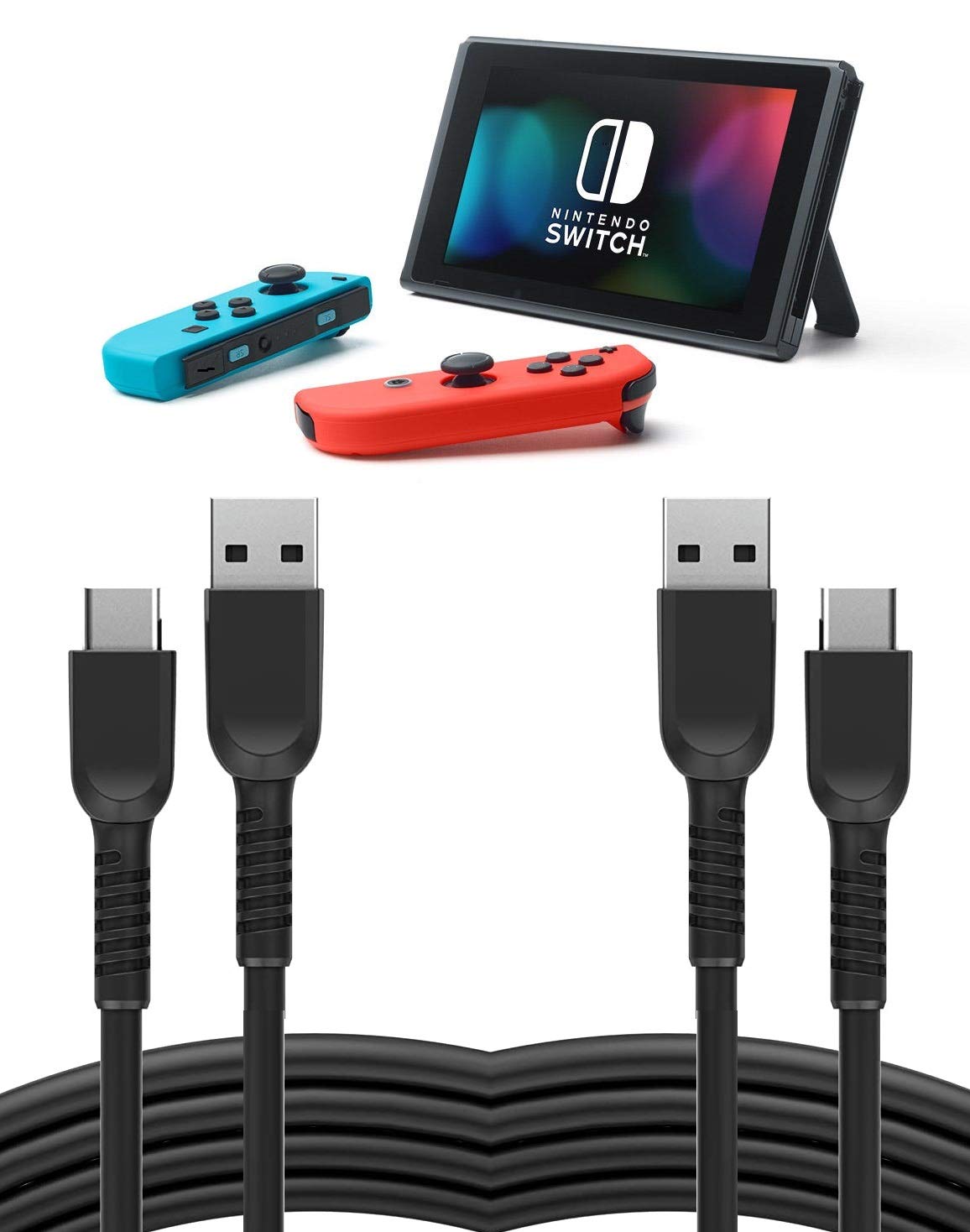 Encased 2 Pack Charger Cables For Nintendo Switch Lite Usb Type C Fast Charging Cords Ac Adapter Sold Separately Buy Online In Grenada At Grenada Desertcart Com Productid