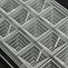 Jeteven 3D Pyramid Thickened Clear Polycarbonate Chocolate Mold Jelly Candy Making Mold 21-Piece Tray