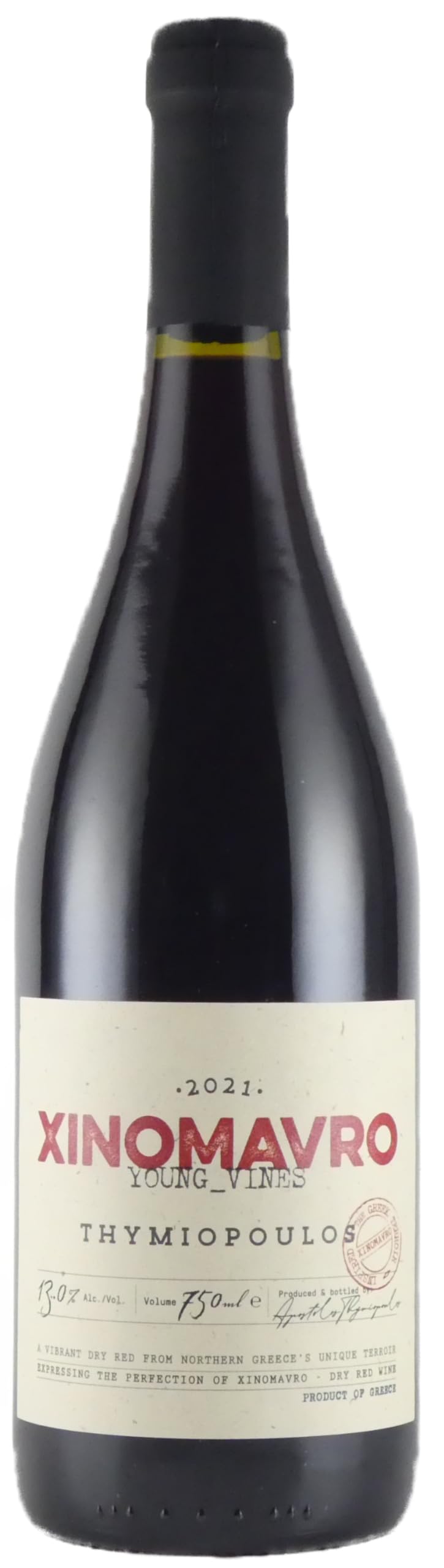 ドメーヌ ティミオプロス (アポストロス ティミオプロス) クシノマヴロ ヤング ヴァインズ 750ml ギリシャ マケドニア 赤ワイン