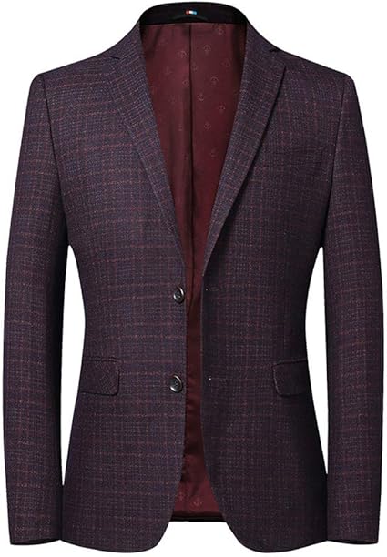 Amazon Co Jp ファッションメンズスーツジャケット秋スリムフィット2ボタンスーツブレザーファッション フォーマルイングランドスーツジャケット A 180 Xl ホーム キッチン