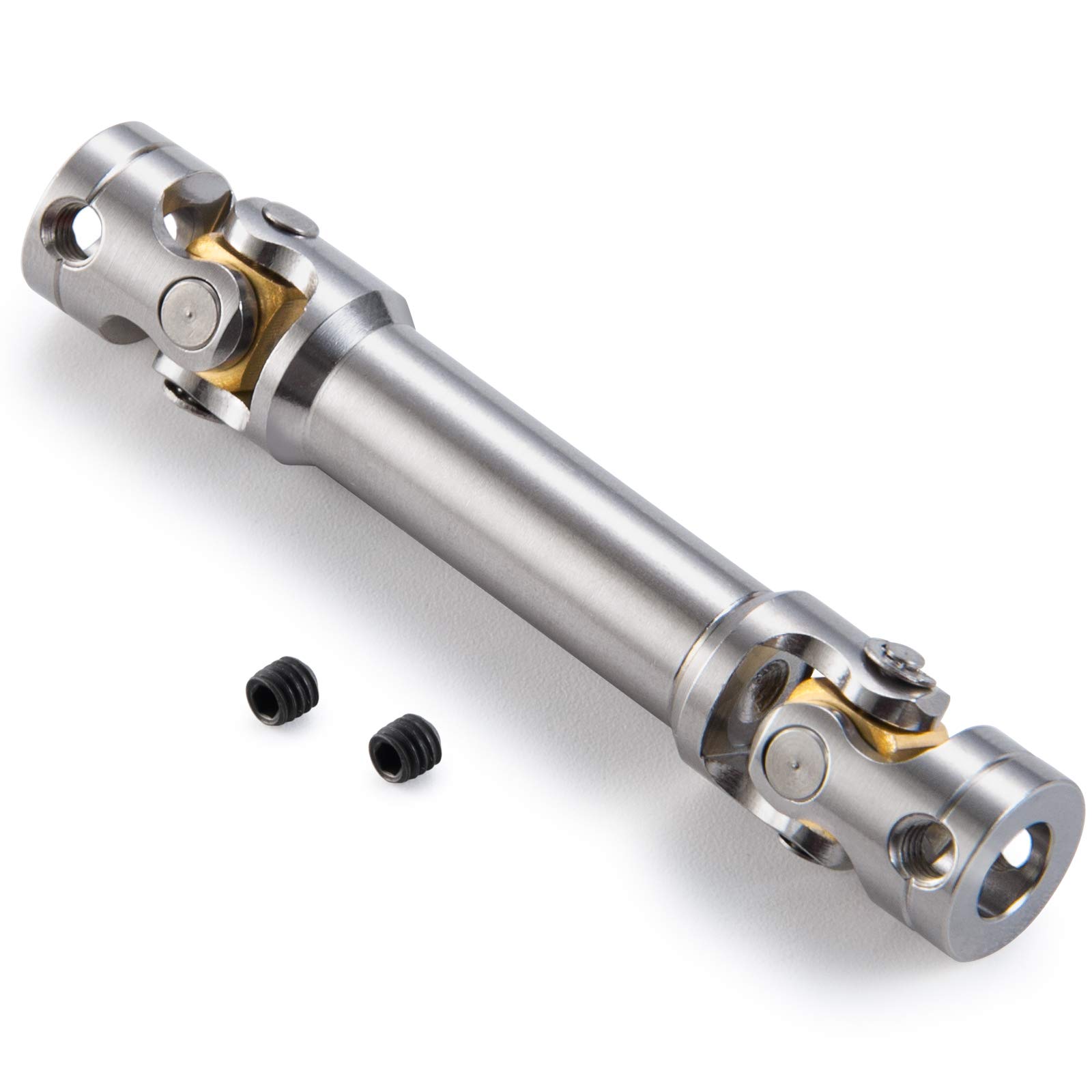 AXspeed 1Pcs Metal Drive Shaft for 1/14 RC Tamiya Tractor Climbing Trailer Upgrade Accessories (55mm-67mm)