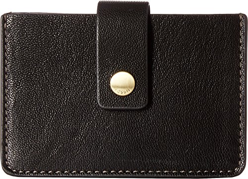 Fossil Women's Mini TAB Wallet, Black, One Size