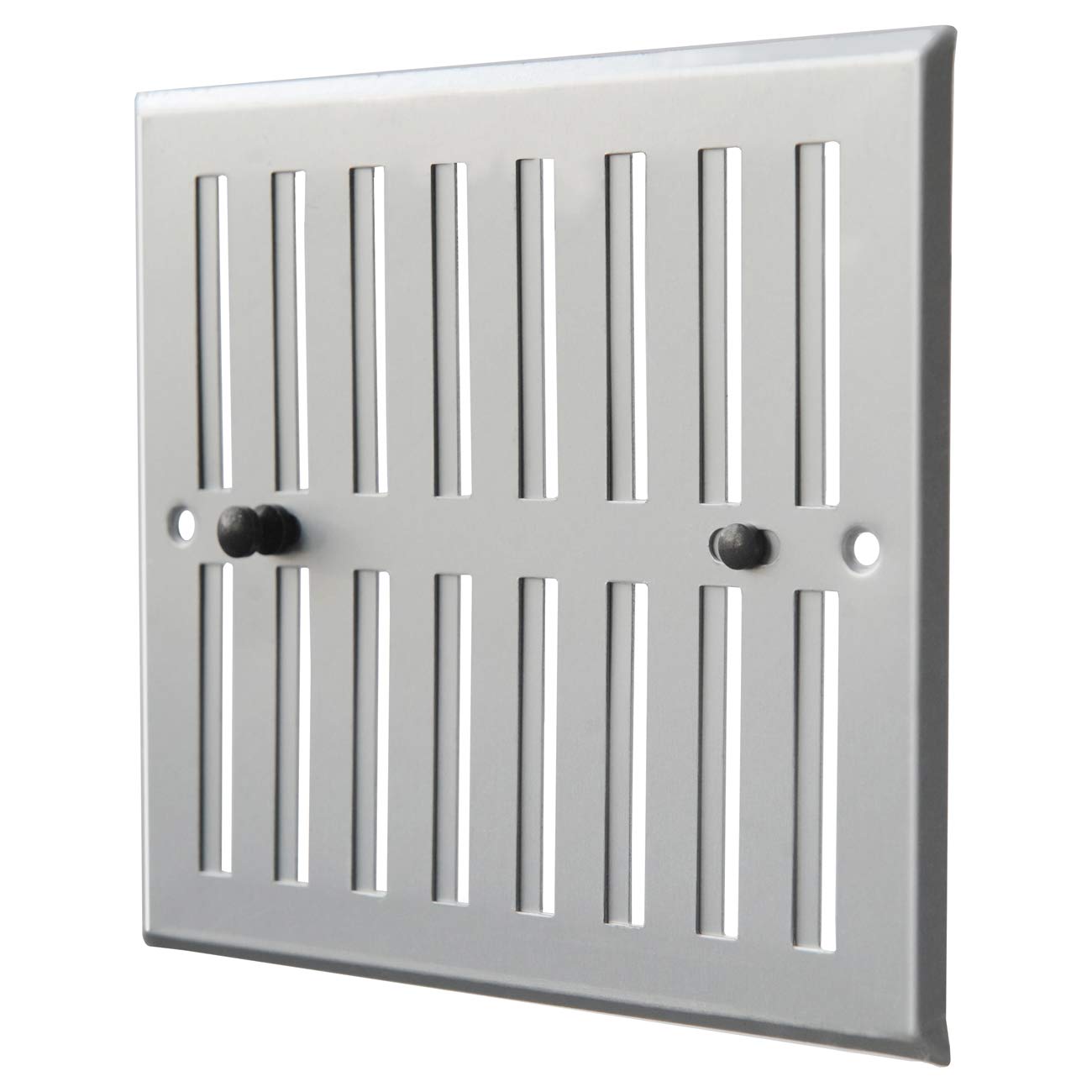 La ventilazione GALD1917 Rectangular Aluminium Ventilation Grille with Dosing Button and Metal Knob 190 x 168 mm