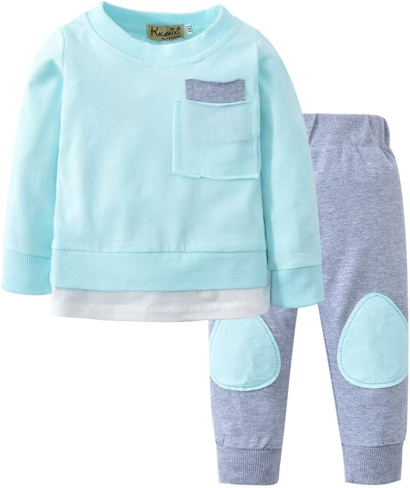 Baby Romper,❤️LianMengMVP Autumn Winter Newborn Infant Boy Girl T Shirt Tops+Pants 2PCS Outfits Clothes Set Vest Bib Hat Outfits Bundles Pack