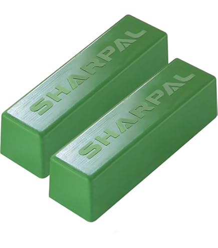 2-Pack White Polishing Compound - 110x35x28mm Chromium Oxide Bars For Metal Sharpening & Buffing