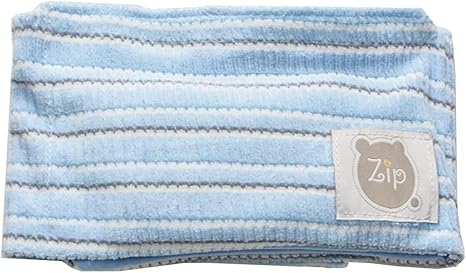 Faixa Abdominal c/Ervas, Zip, azul bebê