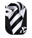 Hi-Tie Silk Ties for Men Plaid Paisley Striped