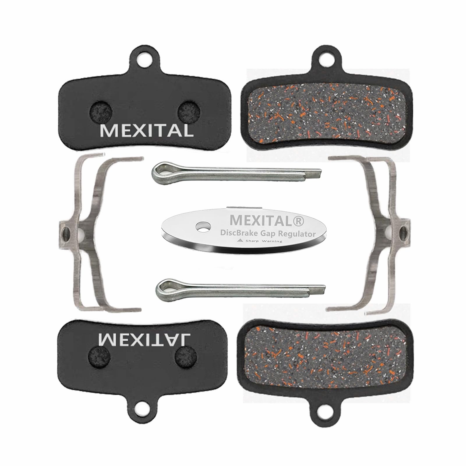 MEXITAL 2 pairs Disc Brake Pads fit for Shimano Saint BR-M810 M820 XTR BR M9120, Zee BR-M640 MT420 MT501 MT520, Deore XT BR M8020 M8120 M6120 SLX, Tektro HD M745 735 725 750 TRP G-Spec,Quadiem T11-2