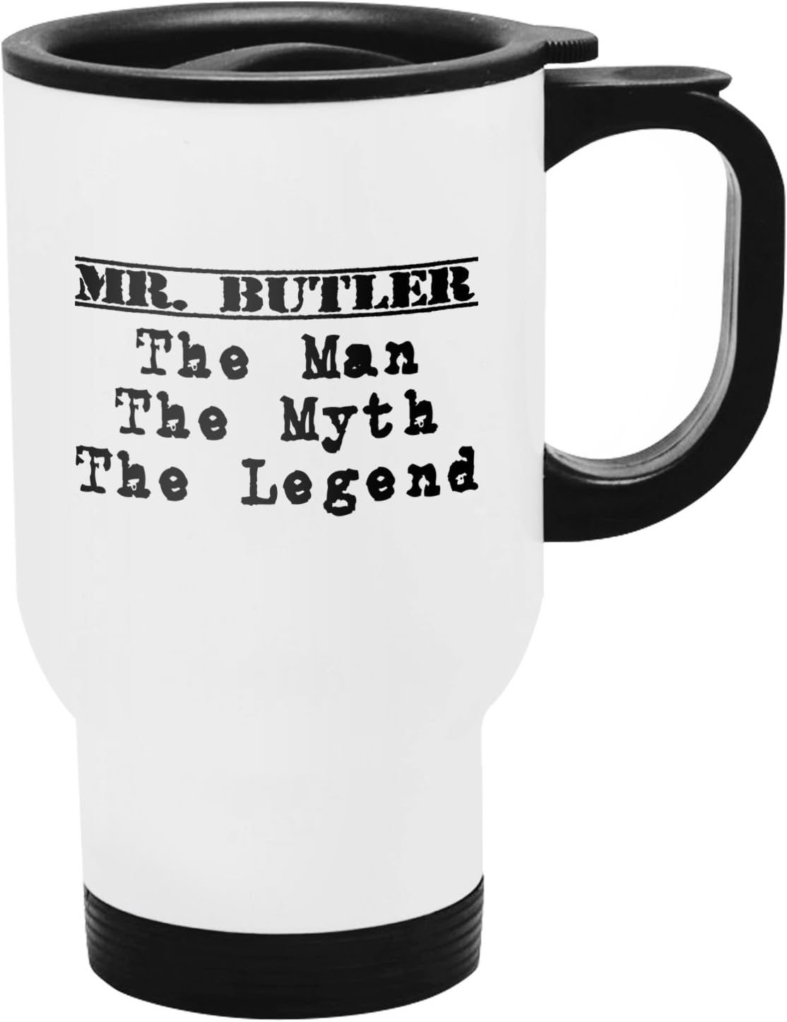 Mr. Butler Travel Mug, Personalised Gift, The Man the Myth The Legend