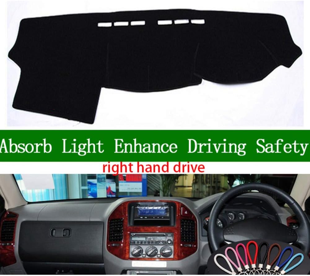 GYYBPDZPZ For Mitsubishi Pajero Montero V77 V75 v73 2000 2001 2002-2006 Right Hand Drive Dashboard Cover Car Stickers Interior Accessories