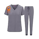 M&M SCRUBS Women's Essential Jogger Scrub Set