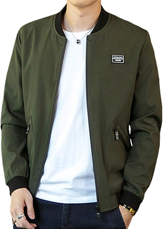 Amazon Okjcon ジャケット メンズ Ma 1 コート ブルゾン カジュアル 春秋 無地 おしゃれ おおきいサイズ コート ジャケット 通販