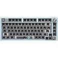 EPOMAKER x LEOBOG Hi75 Aluminum Alloy Wired Gaming Keyboard Barebones Kit, 75% Gasket-Mounted RGB Creamy Keyboard, Hot-swap, with Mode-Switching Knob, for Win/Mac (Light Blue)