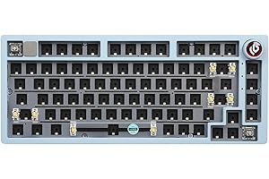 EPOMAKER x LEOBOG Hi75 Aluminum Alloy Wired Mechanical Keyboard Barebones Kit, Programmable Gasket-Mounted Gaming Keyboard Ki