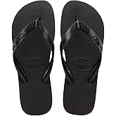 Havaianas Top Flip Flops for Women - Summer Style Sandals - Black, 7-8