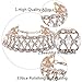 XY Fancy Women Fashion Punk Wide Collar Necklace Jewelry Drop Alloy Rhinestone Choker