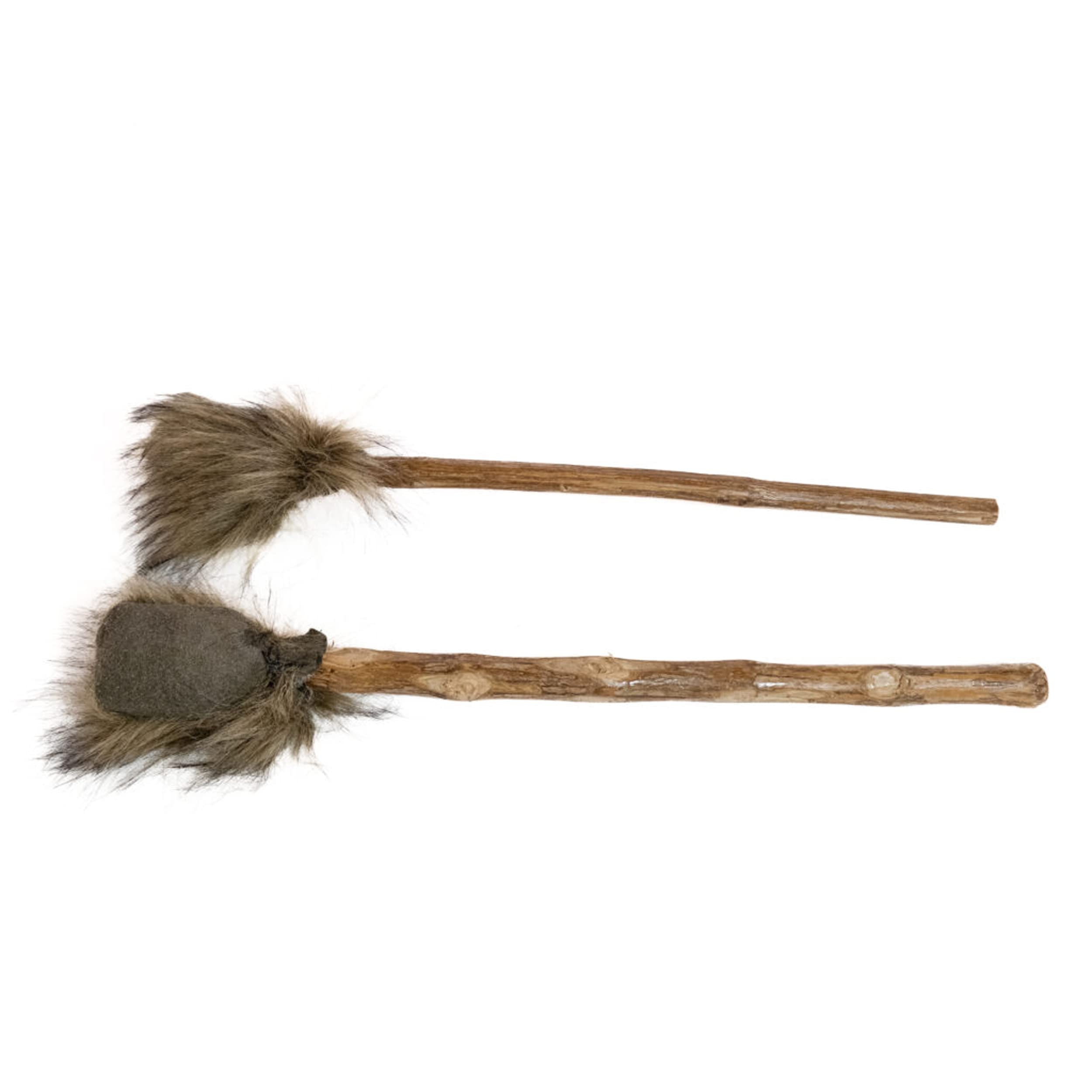 Shaman Drum Beater - Double Sided - One Side Soft Suede Leather, One Side Soft Plush (Double Sided)