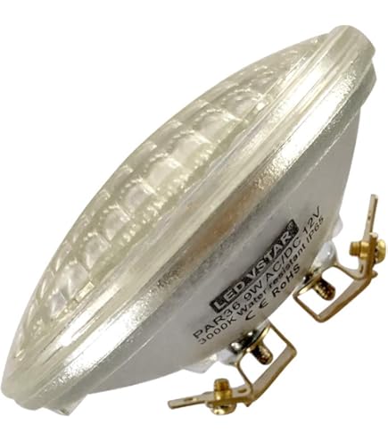 150W PAR 46 LED Aircraft Landing Light Bulb - 28V DC, 12000 Lumen, IP67, Spot Beam For Marine, Tractors, Off-Road