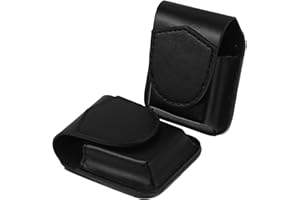 NUSITOU 2pcs Leather Lighter Case Small Portable Lighter Protective Sleeve Storage Bag for Travel