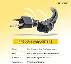 BRENDAZ Compatible Bose S1 Pro Power Cord