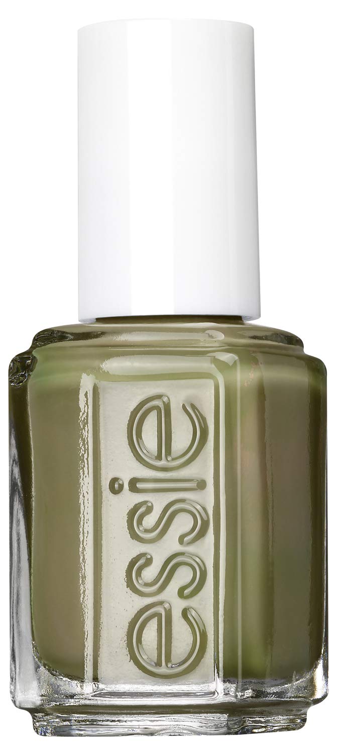 essie Original Nail Polish, 495 exposed, Khaki Green Nude Nail Polish, 13.5 ml