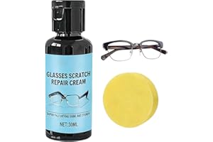Scratch Remover for Eyeglasses - 30ml with Sponge Screen Repair Cream - Lens Scratch Remover for Eye Glasses | for Camera Scr
