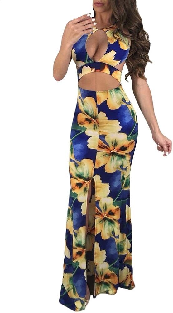 split front maxi dress