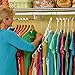Haphome Non-Slip Multi-Function Magical Suit (1-Pack) Ultra Thin Space Saving 360 Degree Swivel Hook Strong Durable Clothes Hangers Hold Up-to 30 Lbs (White, 8), 8