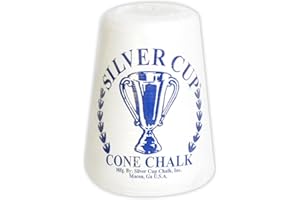 Hathaway Silver Cup Cone Talc Chalk, White
