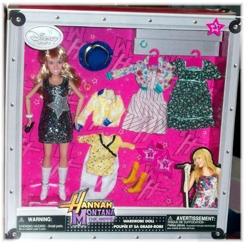 Disney Store Exclusive Hannah Montana the Movie Wardrobe Doll with 4 Outfits ...