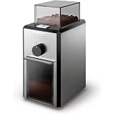 Delonghi Stainless Steel Burr Coffee Grinder, Silver