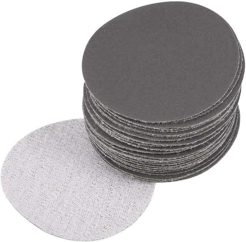 TA-VIGOR 30Pcs 50mm Wet and Dry Sanding Discs, 1000 Grit 2 Inch Hook and Loop Sandpaper Electrostatic Sand Planting Silicon Carbide Sanding Discs