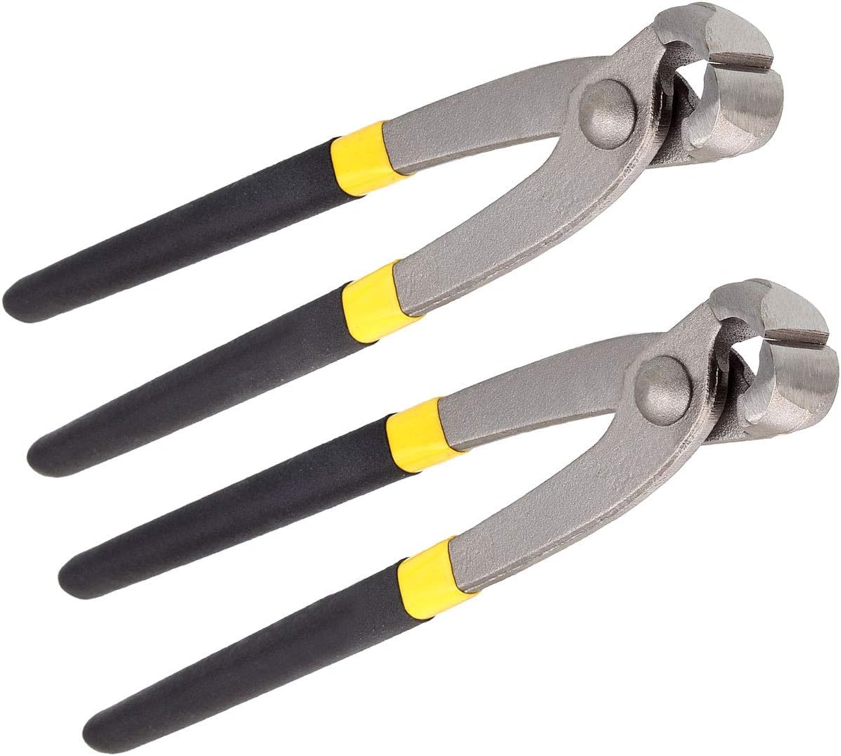 HNBun 2 Pack 8” End Nippers Pliers, Nail Puller End Cutting Pliers