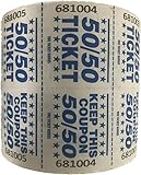 50/50 Marquee Raffle Tickets - 1000/Roll Easy Read