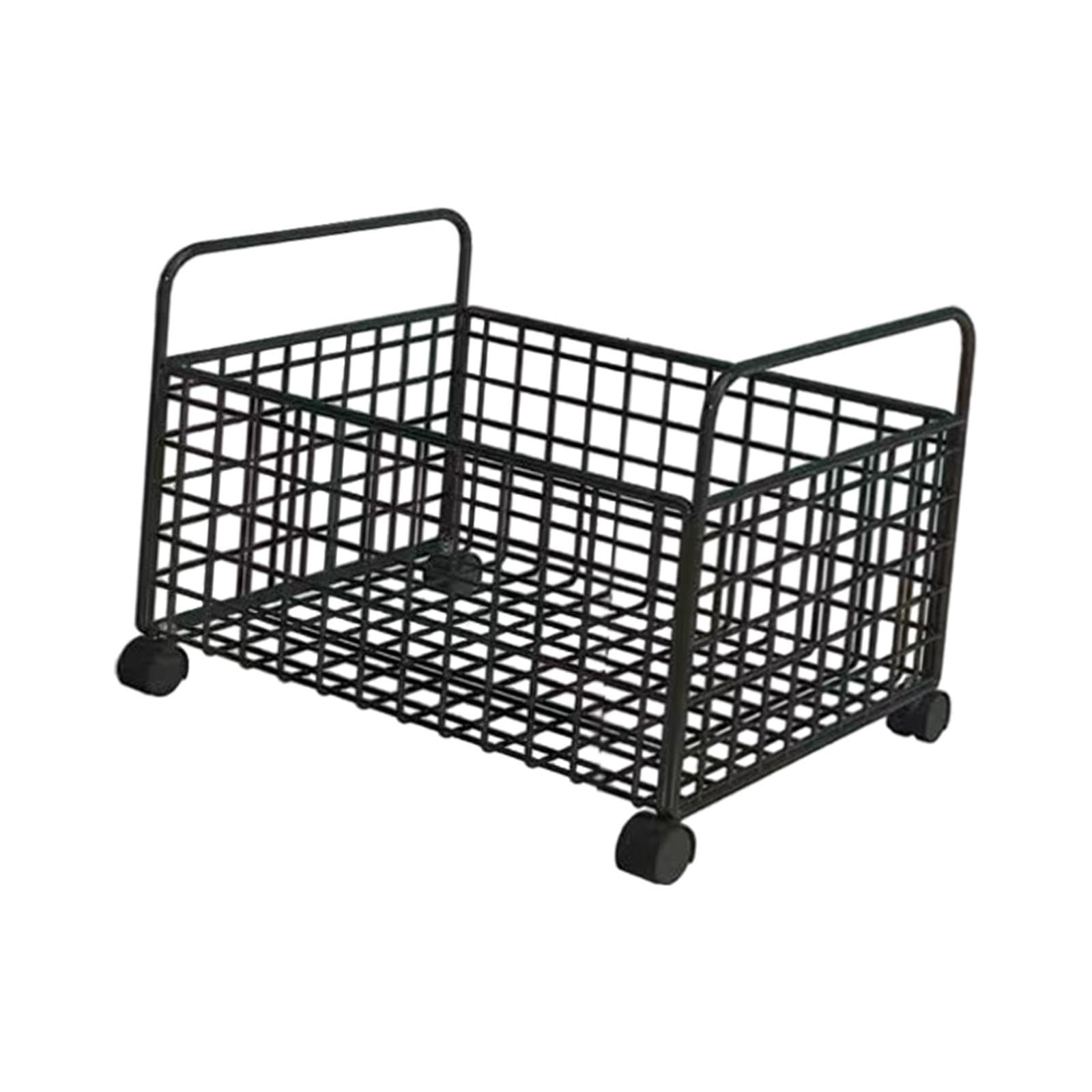 Under Desk Storage Cart Mobile Mesh Storage Cart