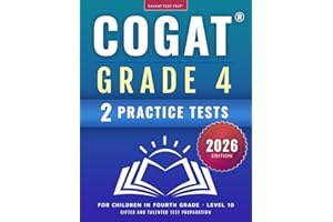 COGAT Grade 4 Test Prep: Gifted and Talented Test Preparation Book - Two Practice Tests for Children in Fourth Grade (Level 10)