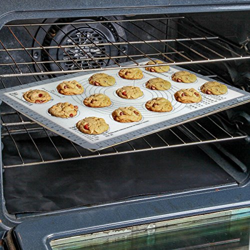 Aprince Silicone Baking Mat with Measurements - Extra Large 23.6" x 15.7" / Non-Stick Cookie Sheet / Non Stick Silicon Liner - Professional Grade (1) - Thumbnail 2