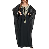 Embroidered Abaya Kaftans for Women Modern Elegant Dubai Moroccan Dubai Kaftan Dresses Abaya for Women Muslim Dress