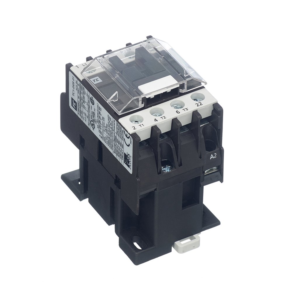 Europa Components TC1-D2510N7-AZ 25 A AC-3 AC 1N/O Aux Contactor, 11000 W, 415 V, Multi-Colour