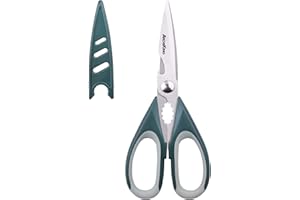 Kitchen Shears, ARCHIKING All-purpose Kitchen Scissors, Heavy Duty Sharp Cooking Shears Dishwasher Safe, Professional Stainless Steel Scissors for Food Meat Chicken Poultry Fish Vegetable