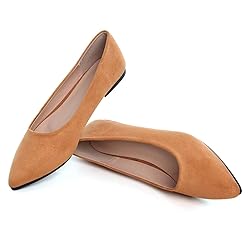 ChaiRong Zhou Casual Flats for Women Soft Suede