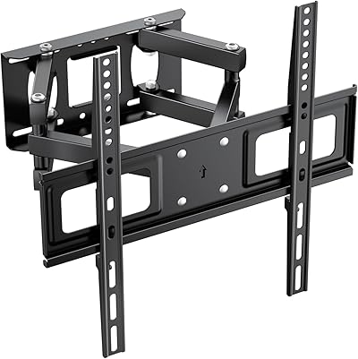 GRIFEMA GB1006-4 TV Wandhalterung Fernseher für 26-65”, Schwenkbar Neigbar und Ausziehbar Fernseher Halterung, Universal TV Halterung, bis zu 35kg, Max. VESA 400x400mm